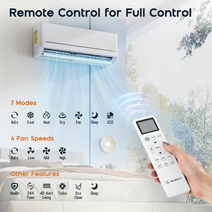 The Aurivo Duo — 12K–36K Ductless Mini Split Heat Pump & AC System